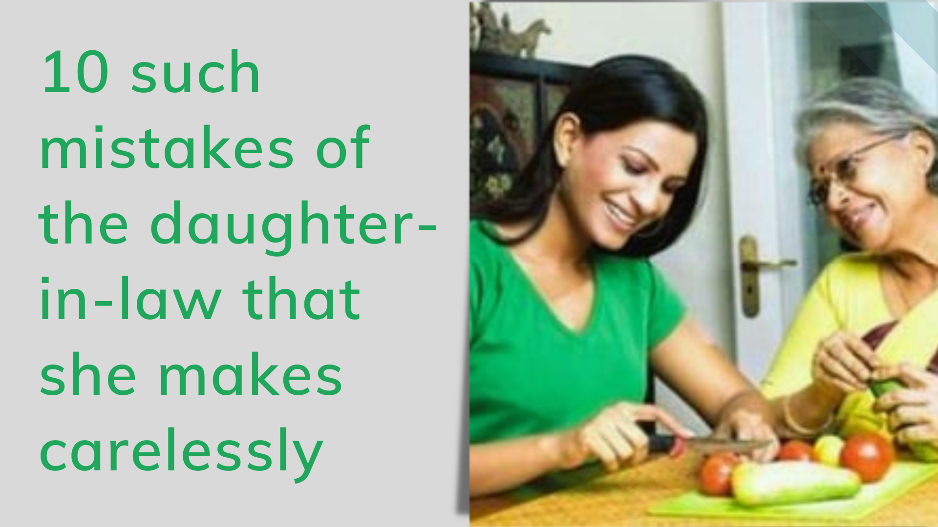 10 ways to deal problems between mother-in-law and daughter-in-law